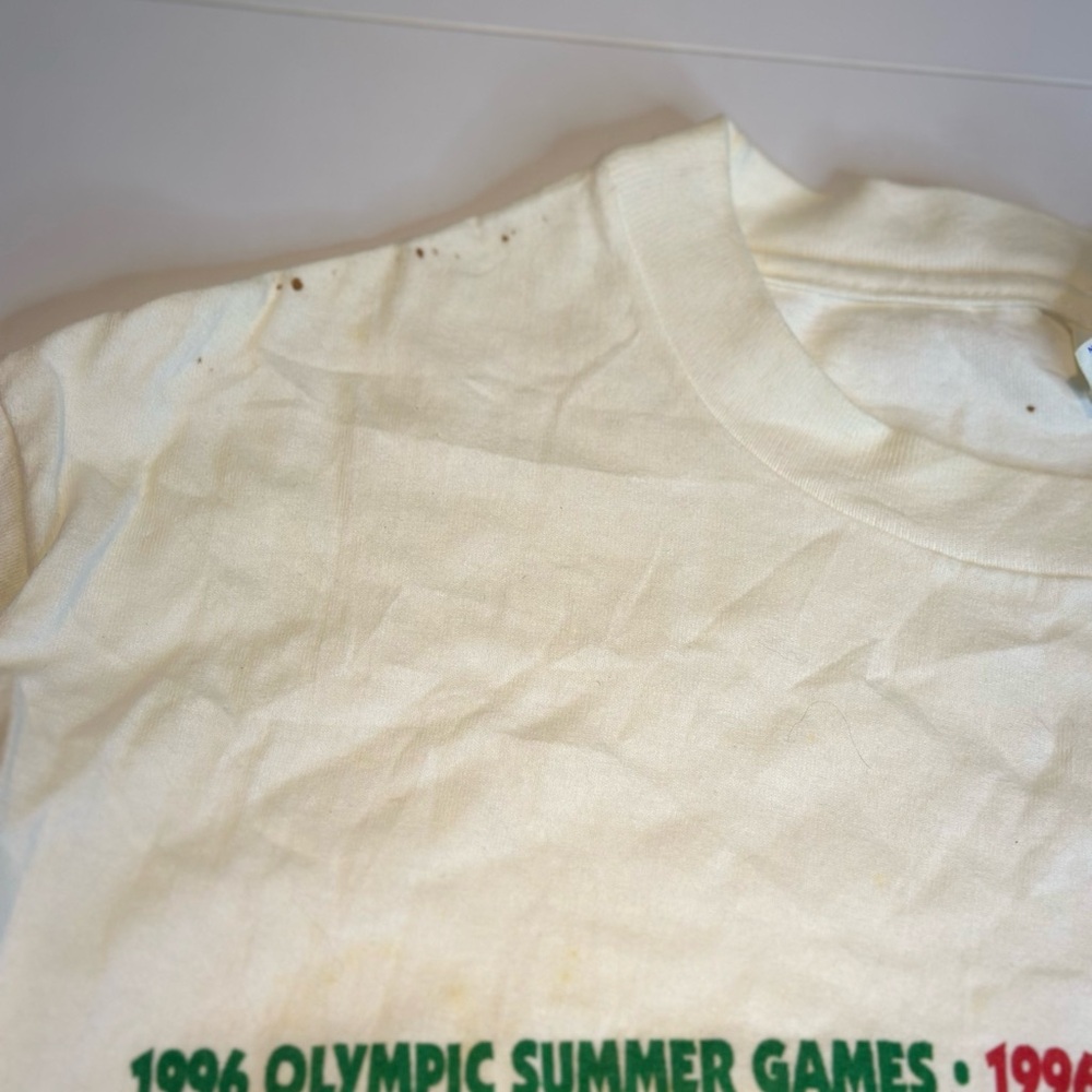 Coca-Cola Multicolor Olympic Block Graphic Tee - Red, Green, Teal, Yellow - Picture 3 of 10